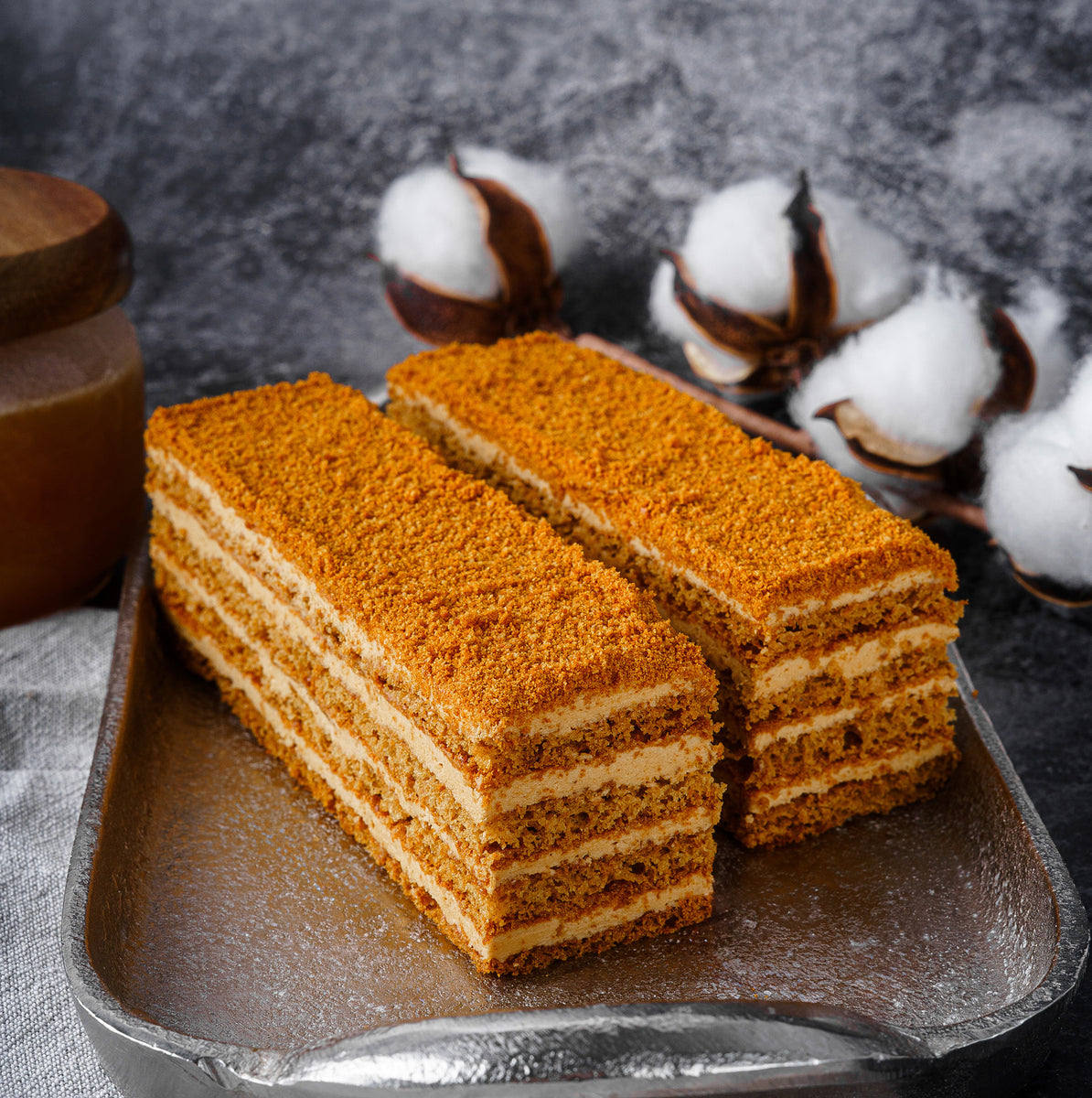 Art's Bakery Glendale | Honey Cake Slice