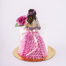 Load image into Gallery viewer, Cake 24 Young Lady in Pink Dress Cake