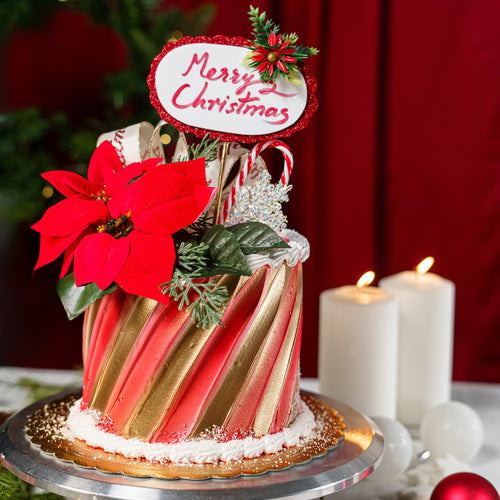 2023 Christmas Cake 10 Candy Cane Bliss