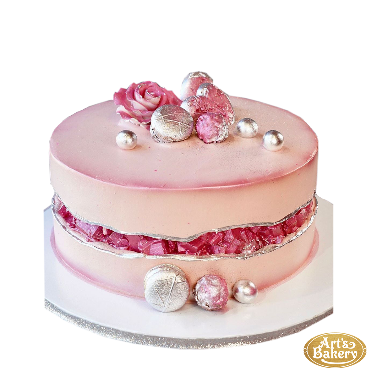 Art's Bakery Glendale Pink Jewel Cake 121