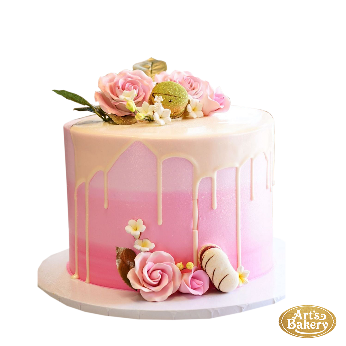 Pink Flower Cake 91, image size:1200x1200