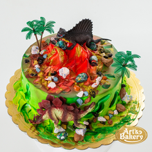 Load image into Gallery viewer, Dinosaur Theme Cake 133