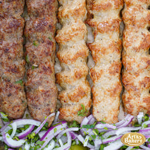 Load image into Gallery viewer, Arts Bakery Glendale Lulah Kabob Family Platter (6, &amp; 12 Person Serving Sizes)