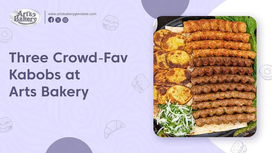 Three Crowd-Fav Kabobs at Arts Bakery