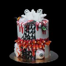 Load image into Gallery viewer, 2024 Spooky Ghost Halloween Cake