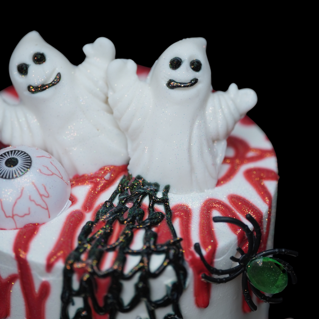 2024 Spooky Ghost Halloween Cake
