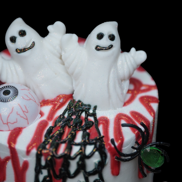 2024 Spooky Ghost Halloween Cake