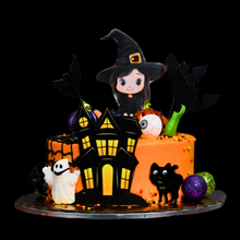 Load image into Gallery viewer, 2024 Cute Witch Halloween Cake