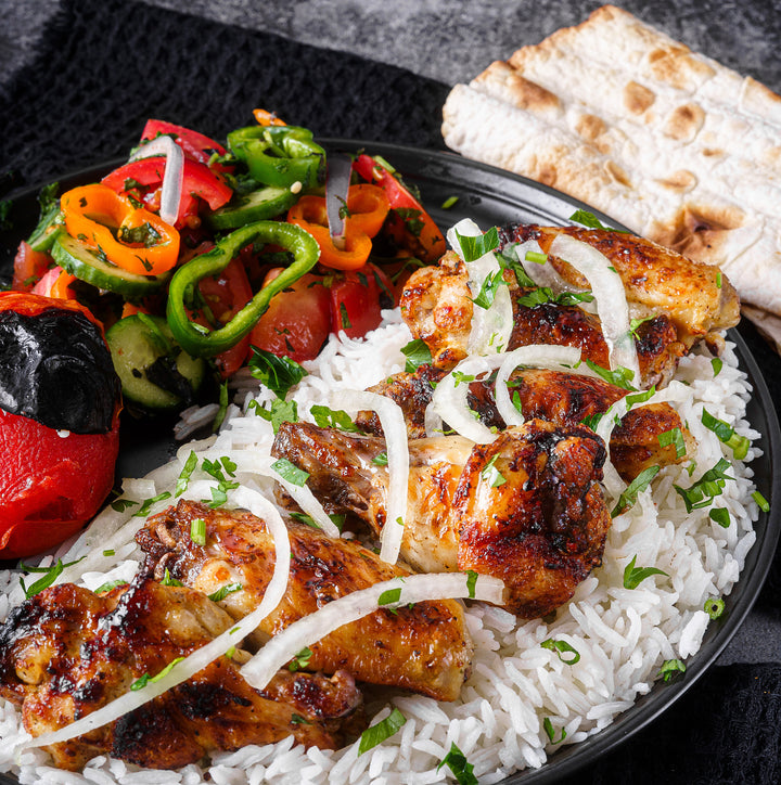 Grilled Chicken Wings Plate