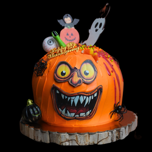 2024 Angry Pumpkin Cake