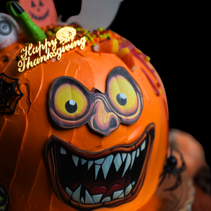 2024 Angry Pumpkin Cake