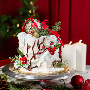 2023 Christmas Cake 11 Winter Holly
