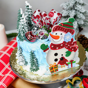 2023 Christmas Cake 5 Christmas Snowman