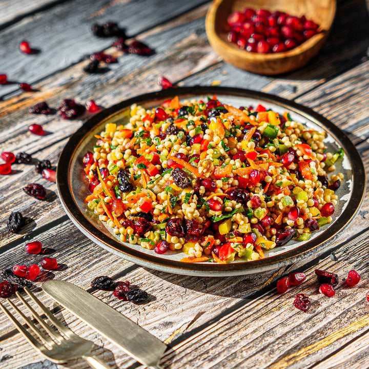 Couscous Salad with Walnuts and Pomegranate (Per Pound)