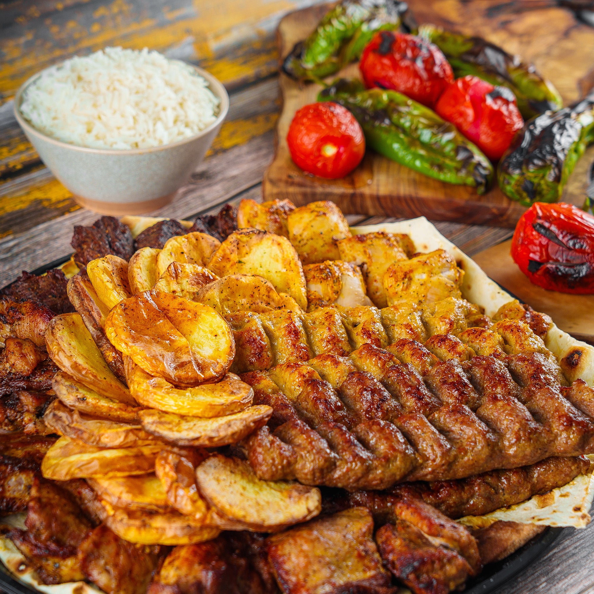 Art's Bakery Glendale | Family Kabob Platter (4, 6-8, 12-14 & 16
