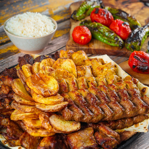 Family Kabob Platter #1 (6, 12 & 16 Person Serving Sizes)