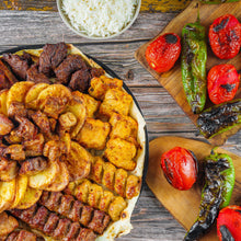 Load image into Gallery viewer, Family Kabob Platter #2 (6 &amp; 12 Person Serving Sizes)