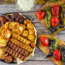 Load image into Gallery viewer, Family Kabob Platter #2 (6 &amp; 12 Person Serving Sizes)