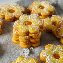 Load image into Gallery viewer, Flower Apricot Cookie (PER POUND)