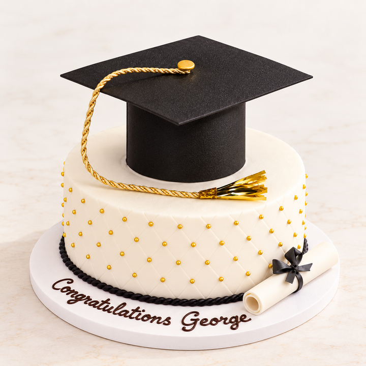 Grad Hat Cake