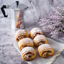 Load image into Gallery viewer, Raisin Walnut Apple and Raspberry Roll (PER POUND)