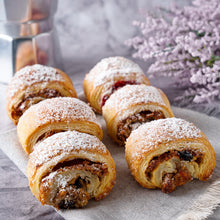 Load image into Gallery viewer, Raisin Walnut Apple and Raspberry Roll (PER POUND)