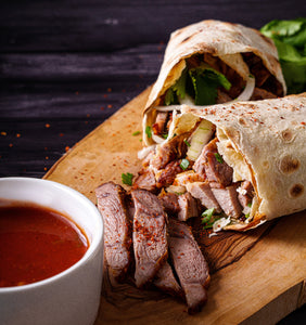 Boneless Pork Shish Kabob Wrap