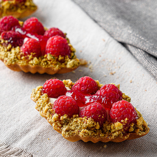 Raspberry Pistachio Tart