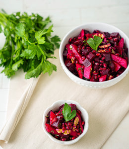 Red Beet Salad w/ pomegranate and apple (PER POUND)