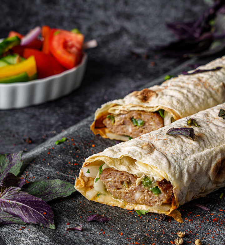 Jalapeno &amp; Cheese Infused Angus Beef Lulah Kabob Wrap