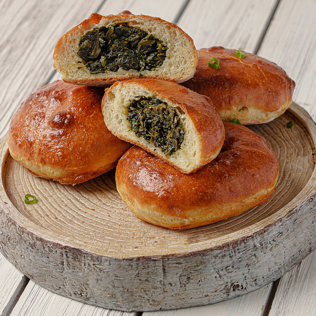 Baked Spinach Perashki/Empanada