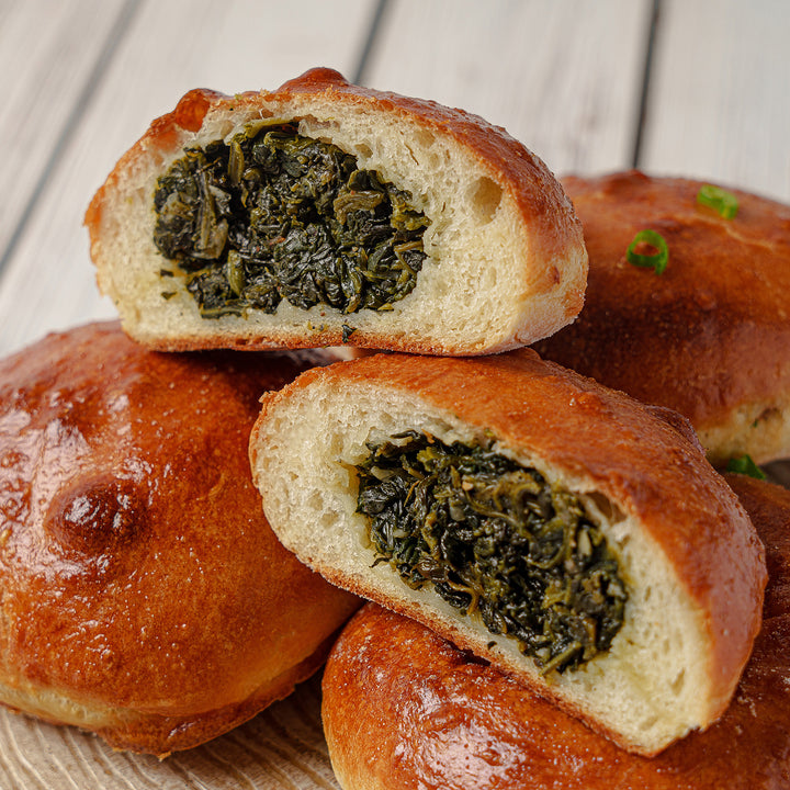 Baked Spinach Perashki/Empanada