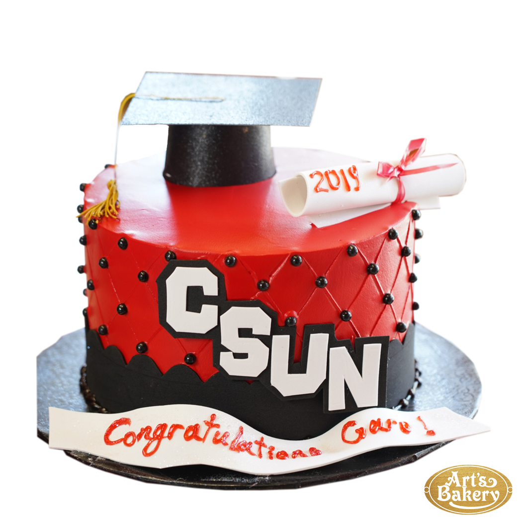 Arts Bakery Glendale Graduation Cake 