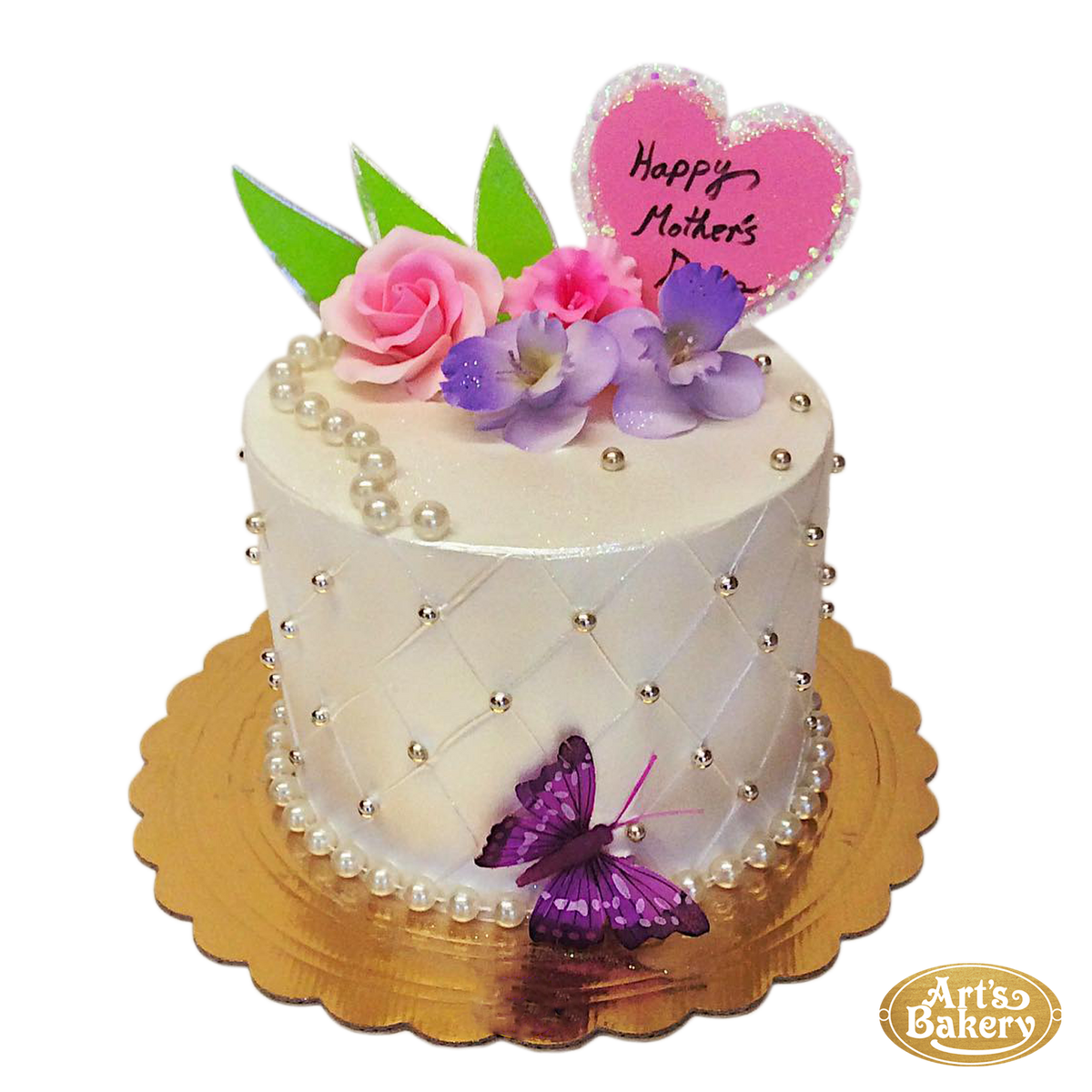 Art's Bakery Glendale Golden Exterior Designer Cake 162