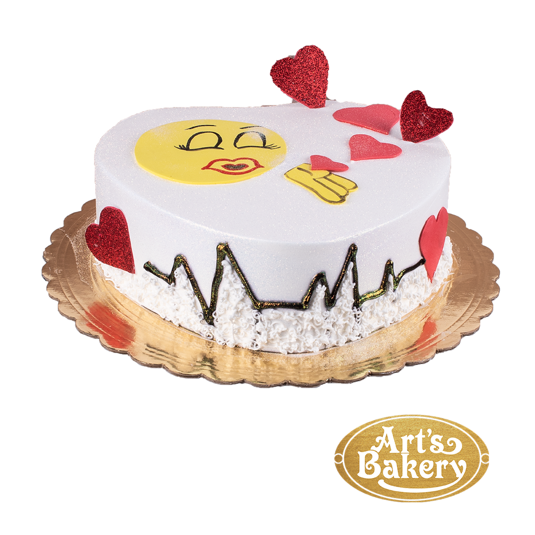 Heart Shape Valentines Day Cake 6