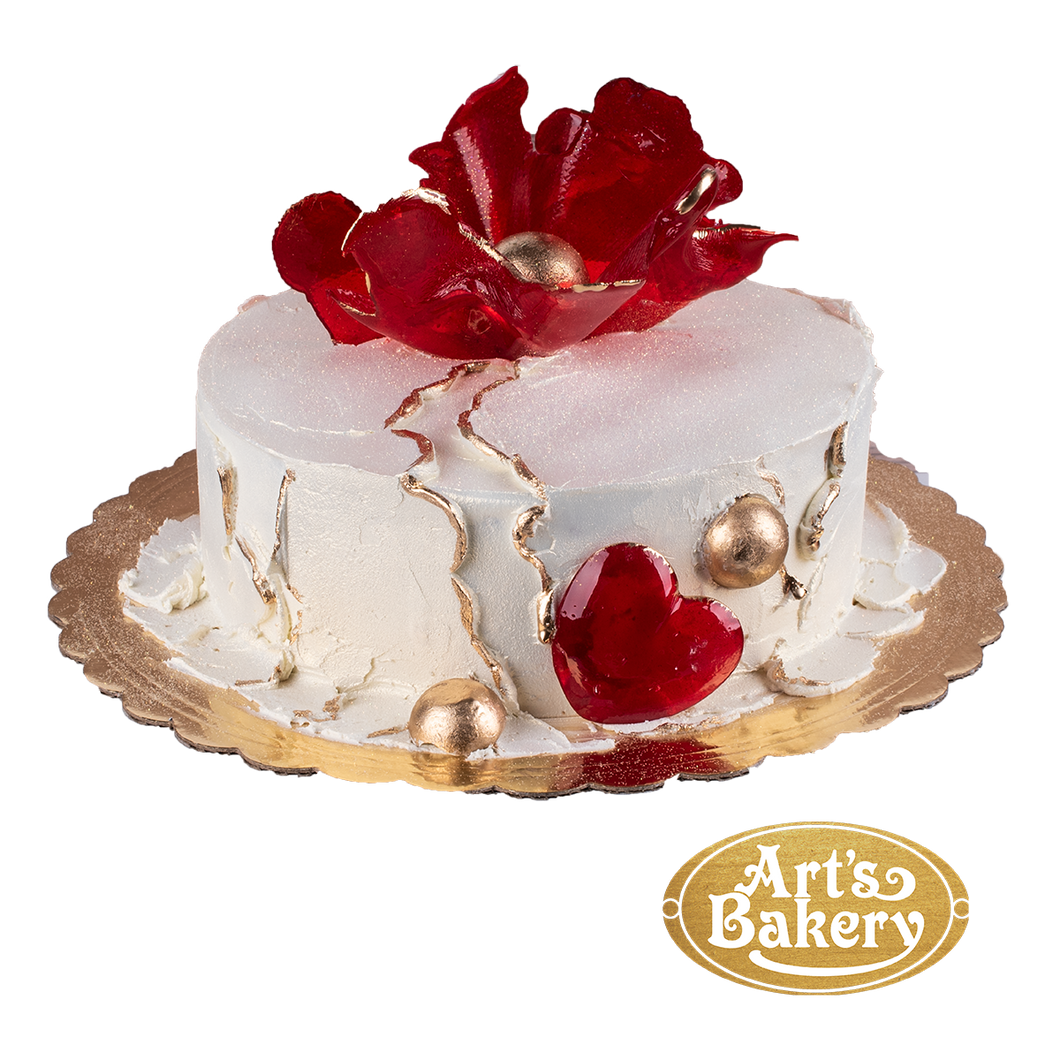 Heart Shape Valentines Day Cake 7