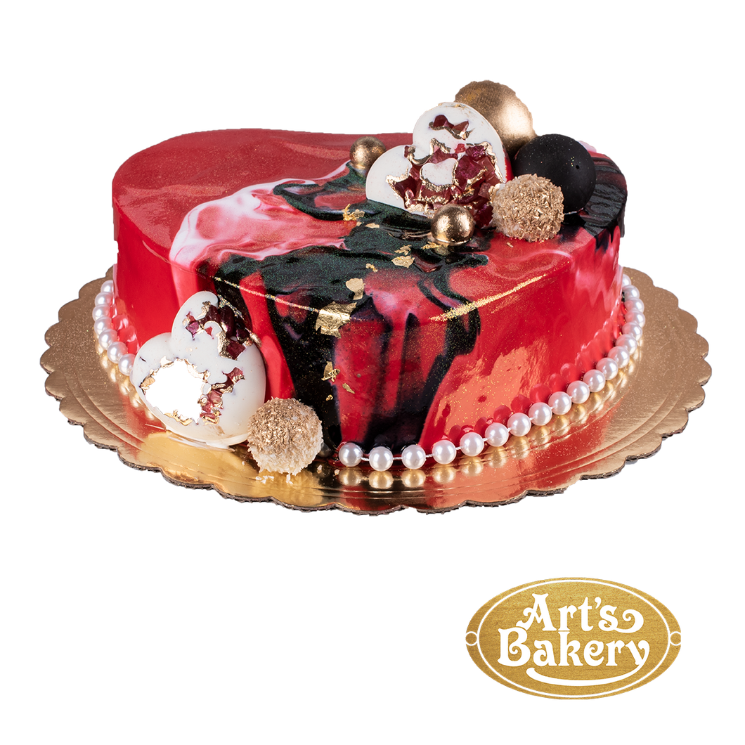 Heart Shape Valentines Day Cake 9
