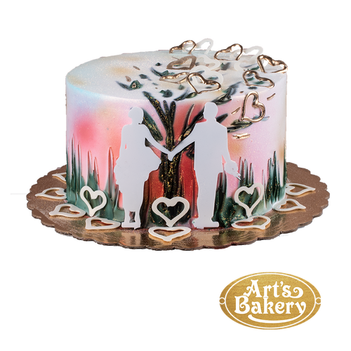 Heart Shape Valentines Day Cake 10