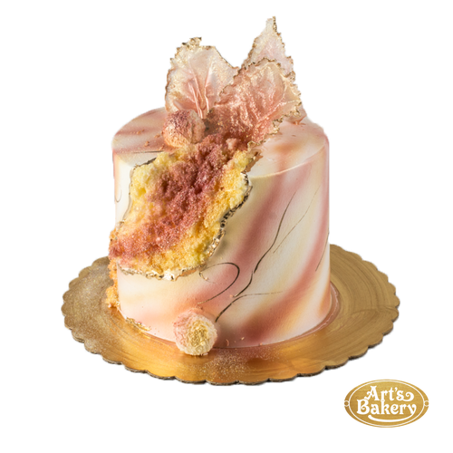 Beautiful Pastel Pink Cake 313