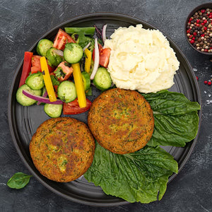 Zucchini Kotlet Plate