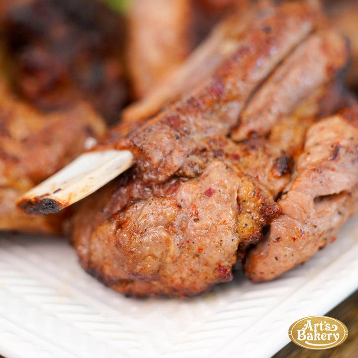 Arts Bakery Glendale Pork Ribs Plate (5 PIECES) Includes Rice Pilaf &amp; Two Sides