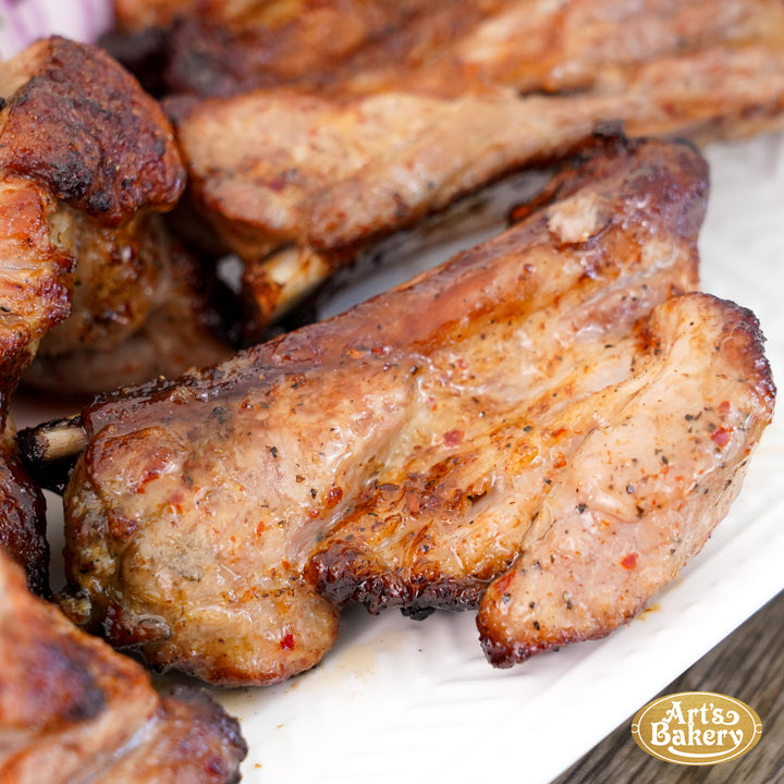 Arts Bakery Glendale Pork Ribs Plate (5 PIECES) Includes Rice Pilaf &amp; Two Sides