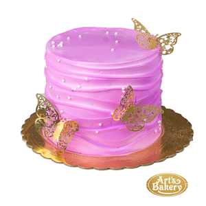 Purple Pearl Butterfly Cake 202