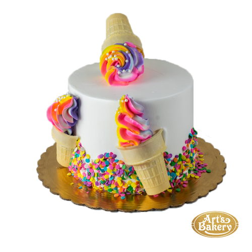 Ice Cream Cone Cake 322
