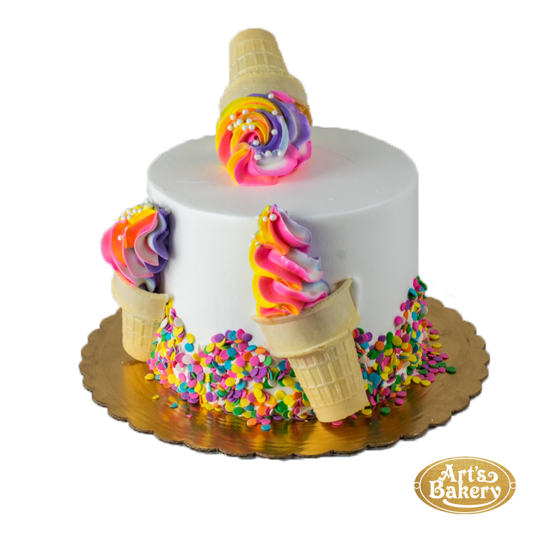 Ice Cream Cone Cake 322