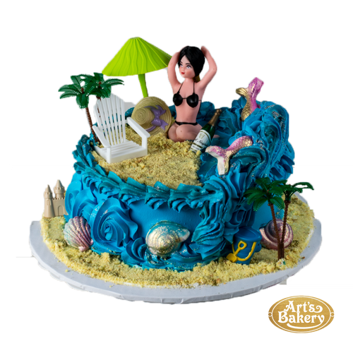 Beach Party Cake 324