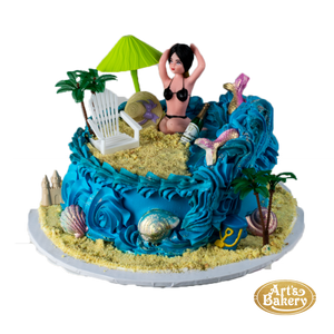 Beach Party Cake 324