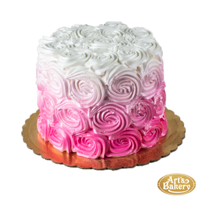 Pink Roses Swirl Cake 325