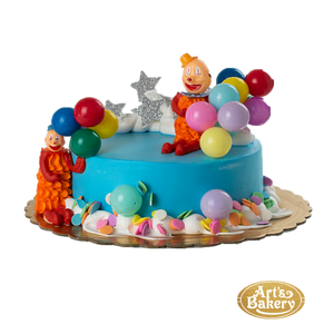 Clown With Balloons Birthday Cake 131