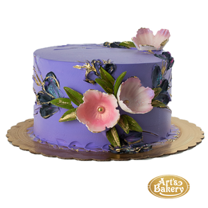 Purple Flower Cake 129